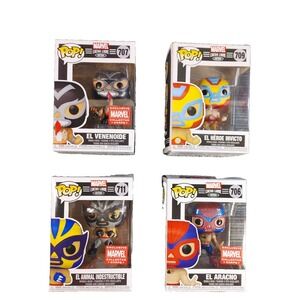 Funko Pop Marvel Collector Corps Lucha Libre Edition Wrestling 706 707 709 711